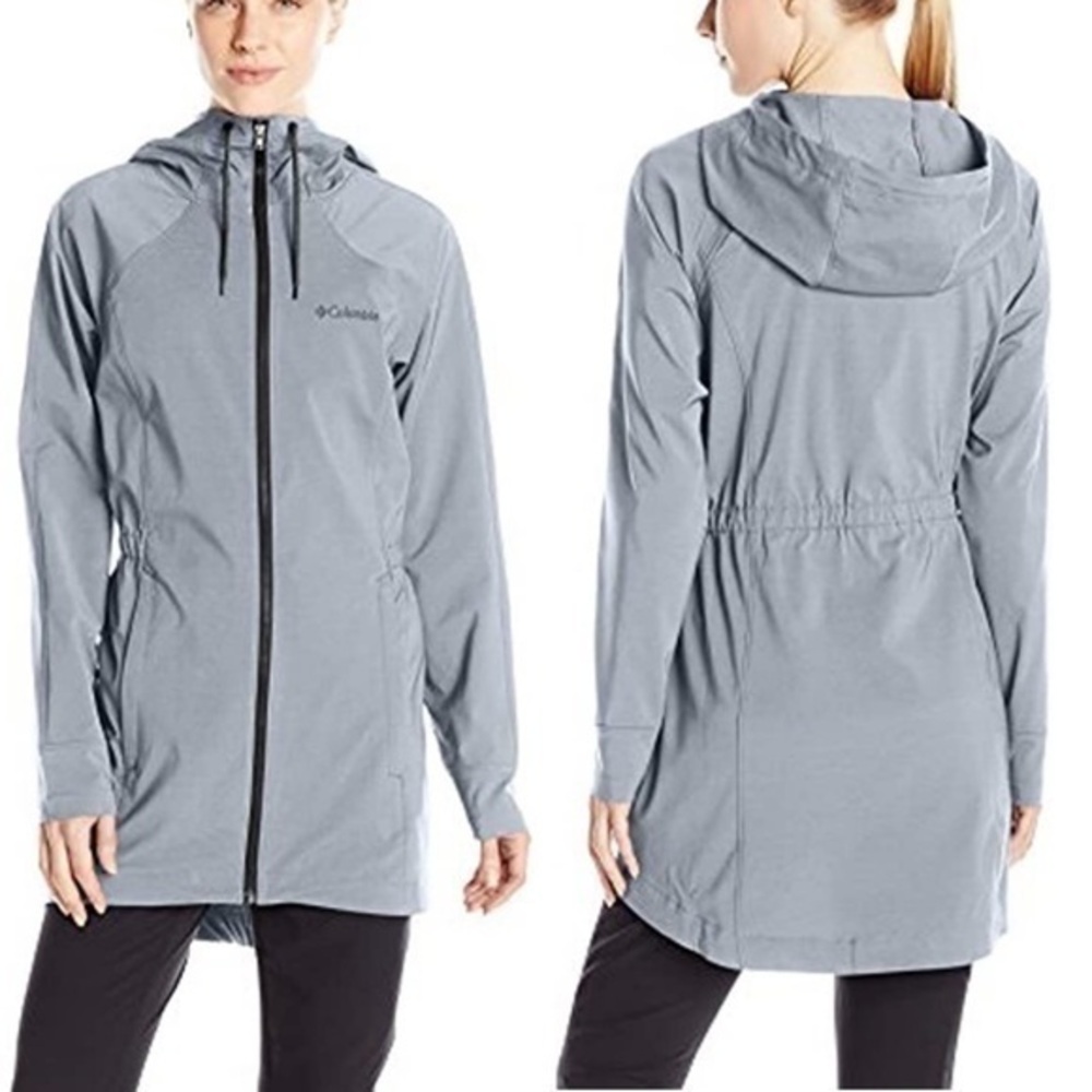 Columbia size medium sweet as long windbreaker